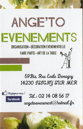 Ange'To Evenements - Organisation, décoration, evenementielle, faire-parts, art de table