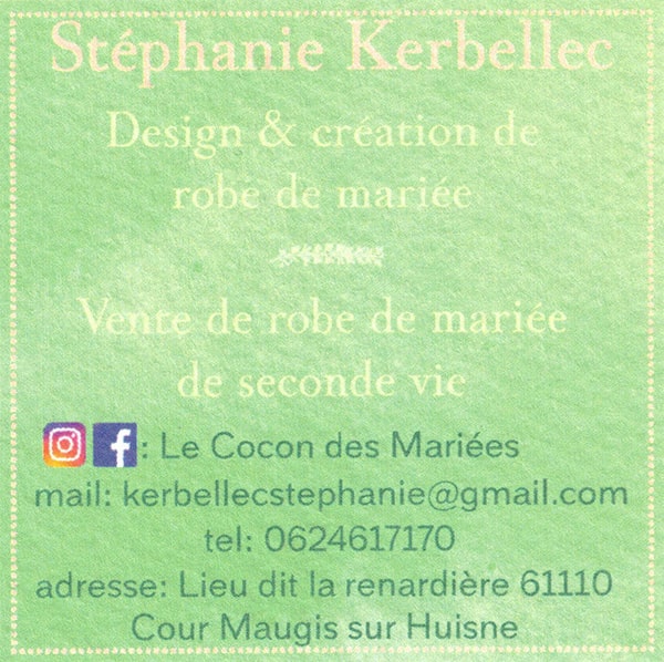 Stéphanie Kerbellec - Design et création de robe de mariée